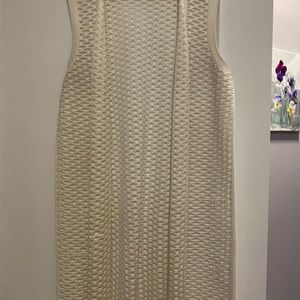 Lafayette 148 white vest